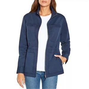 Gap Utility Full Zip Field Jacket, XSmall, Midnight